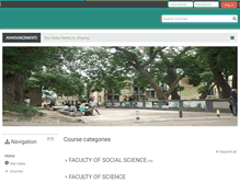 Tablet Screenshot of moodle.unilag.edu.ng